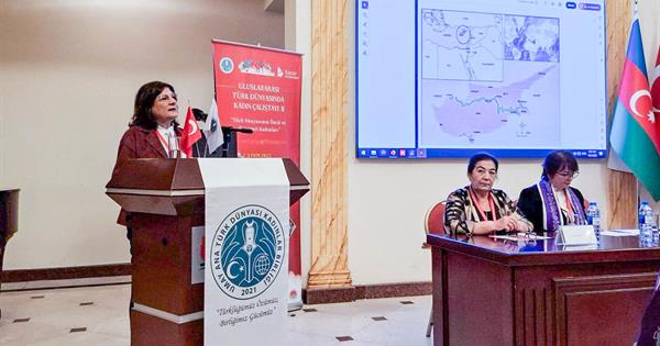 DAÜ Öğretim Üyesi Doç. Dr. Süheyla Üçişik Erbilen, Bakü’de Türk Dünyasında Kadının Gücünü Temsil Etti